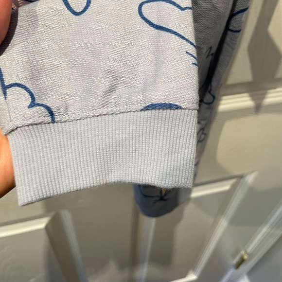 NWT Carter’s Blue Butterfly Print Zip Up One Piece Hooded Jumpsuit 24 Months - Picture 11 of 11